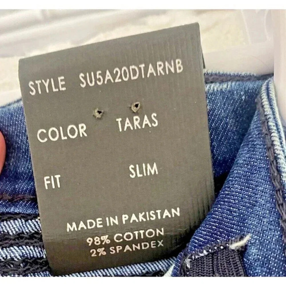 STEVE’S JEANS Boys Dark Blue Jeans Stretch Denim Slim Fit NWT Size 7 MSRP $34 - Picture 10 of 10